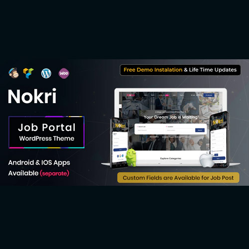 Nokri Job Board WordPress Theme