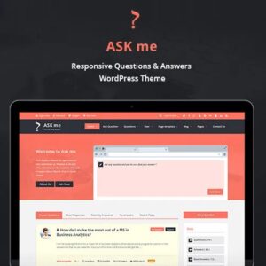Ask Me Responsive Questions Answers WordPress