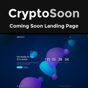 CryptoSoon Coming Soon Template